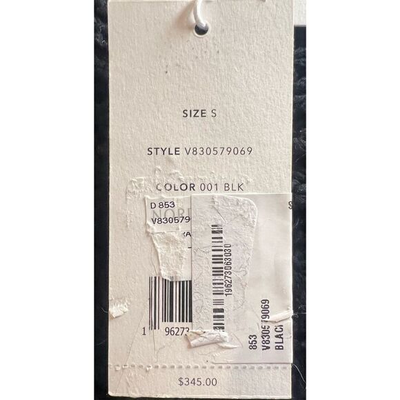 Vince Open Shoulder Organic Cotton Tank in Black NWT Size Small - Picture 8 of 9